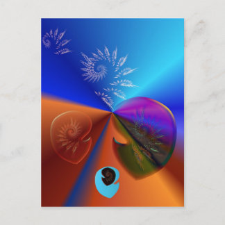 Himmelsfossilien Postkarte