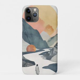 Himmelsfrau Boho Golden Coral Bergreise Case-Mate iPhone Hülle
