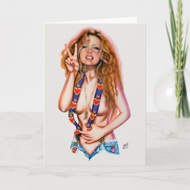 Himmelsfrieden durch Elizabeth Austin Grußkarte Karte (Vorderseite)