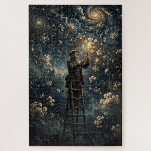 Himmelsgärtner — Magische Kosmische Botanik-Kunst Puzzle