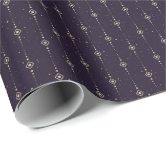 Himmelsgeometrisches nahtloses Musterdesign Geschenkpapier
