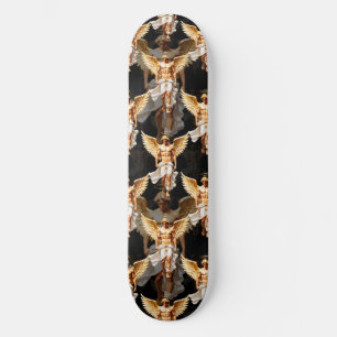 Himmelsgestalt für goldene Engel Skateboard