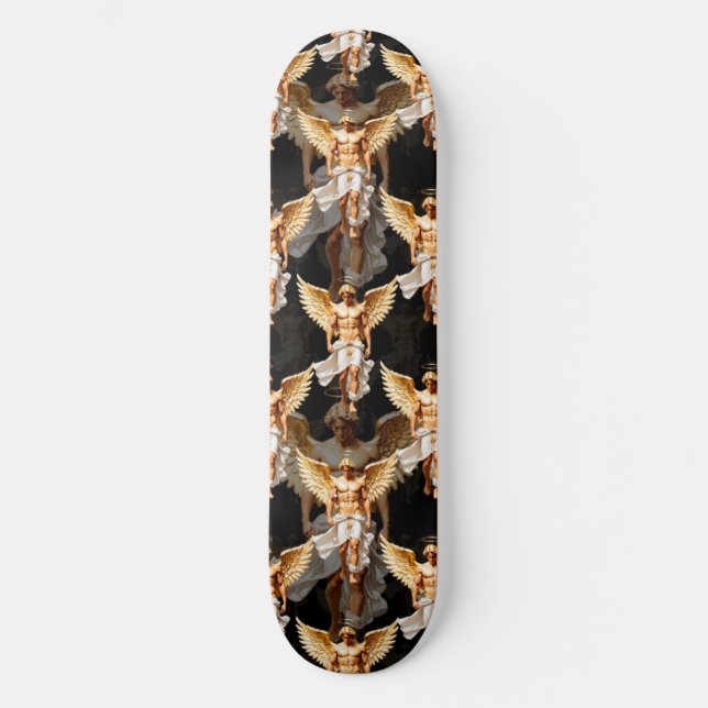Himmelsgestalt für goldene Engel Skateboard (Vorderseite)