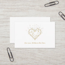 Himmelsherz-Sternbild-Grußkarte - Liebe