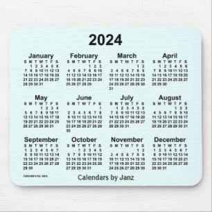 Himmelskalender 2024 von Janz Mouse Pad Mousepad