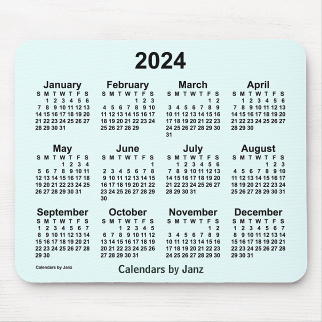 Himmelskalender 2024 von Janz Mouse Pad Mousepad (Vorne)