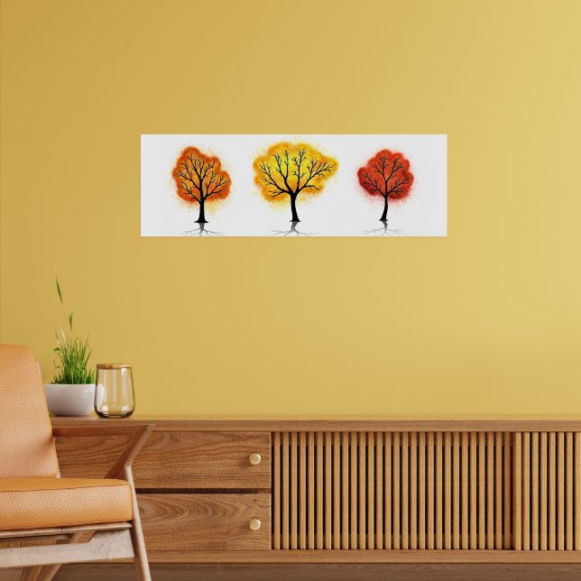 Himmelskanopie: Herbstglühen - Poster (Wohnzimmer 2)