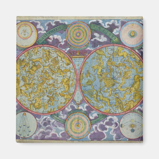 Himmelskarte der Planeten Magnet (Vorne)