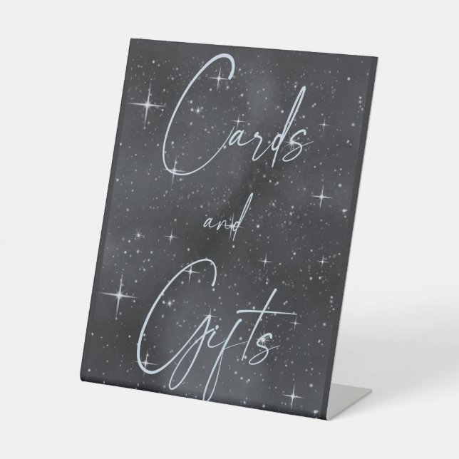 Himmelskarte und Geschenke Schild (Vorderseite)