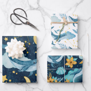 Himmelskinder-Verpackungspapier Geschenkpapier Set