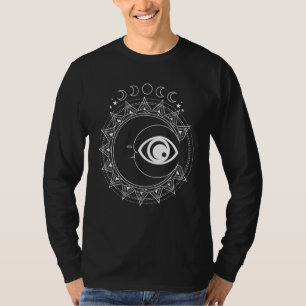 Himmelskörper Moon Sun Gothic Witchcraft Pagan Oc T-Shirt