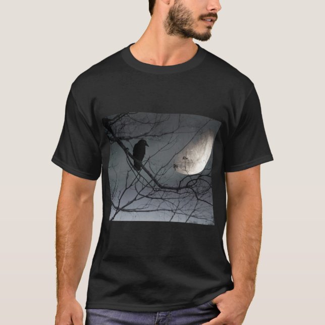 Himmelskuhe und Mond T-Shirt (Vorderseite)