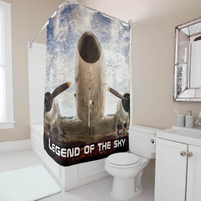 Himmelslehre anpassbar duschvorhang (Beispiel)