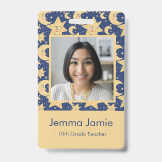Himmelslehrer-ID-Ausweis - Anpassbare DesBadge Ausweis