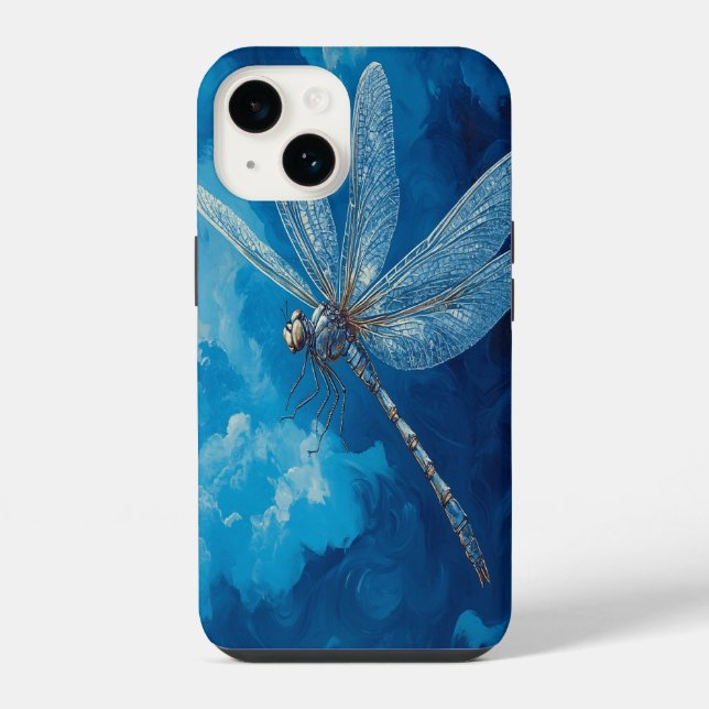 🦋 Himmelslibelle iPhone Hülle (Rückseite)