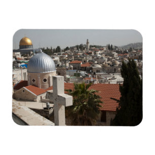 Himmelslinie des alten Jerusalems Magnet