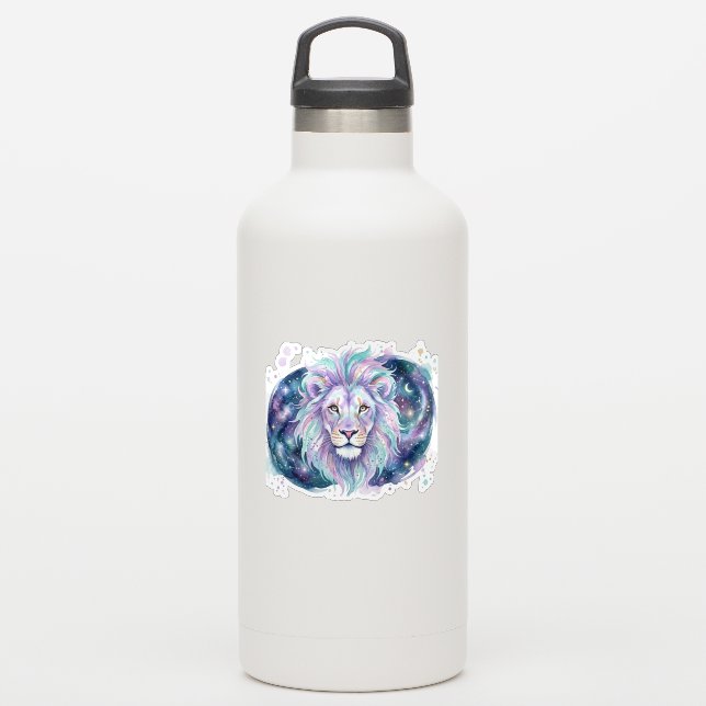 Himmelslöwen-Aufkleber Aufkleber (Wassserflasche)