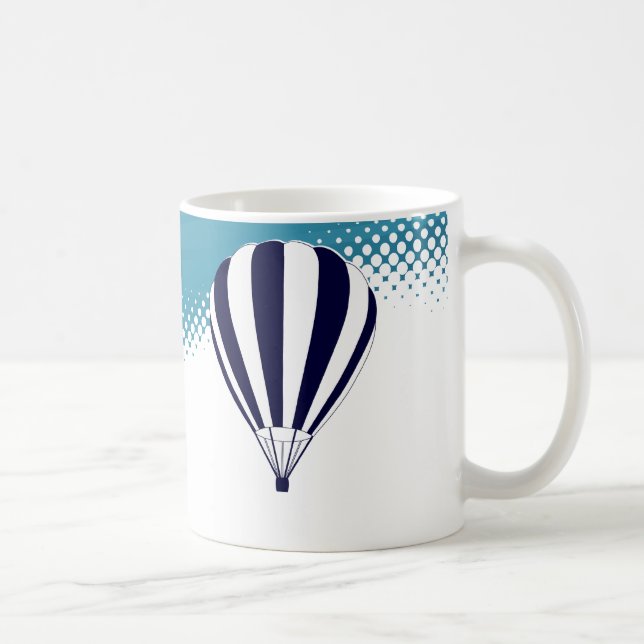 Himmelsluftballon Tasse (Rechts)