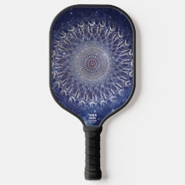 Himmelsmandala-Galaxie-Kunst Pickleball Schläger