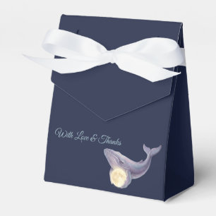 Himmelsmond-Babyshower-Geschenktüte Wal & Muh Geschenkschachtel