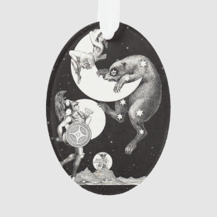 Himmelsmond Himmel Universum Gott Nacht Illustrati Ornament