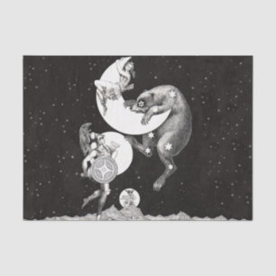 Himmelsmond Himmel Universum Gott Nacht Illustrati Seidenpapier