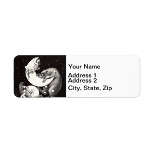 Himmelsmond Himmelswelt Gottes Nacht Illustration