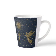 Himmelsmond & Sonnen-Latte-Mug – Mystische Nacht H