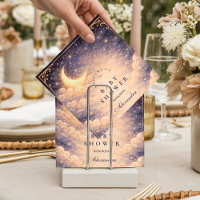 Himmelsmond Sterne Neutrale Babyparty