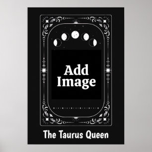 Himmelsmond Tarot Sternzeichen Geschenk Astrologie Poster