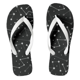 Himmelsmond-Thema Flip Flops