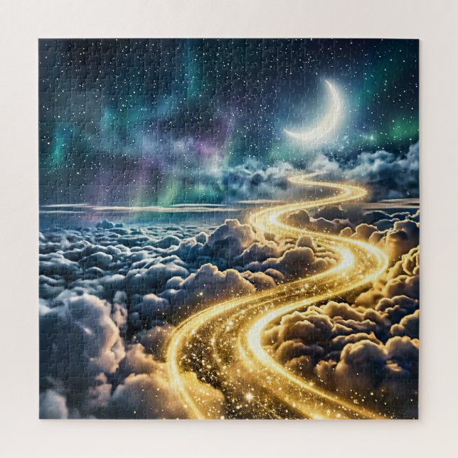 Himmelsmondpfad-Jigsaw-Puzzle Puzzle (Vertikal)