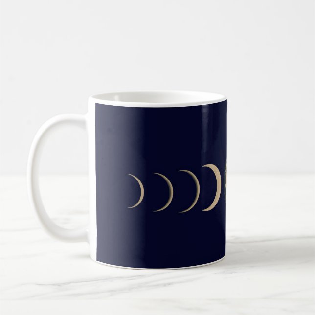 Himmelsmondphase Kaffeetasse (Links)