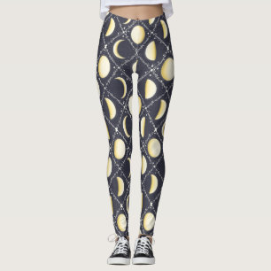 Himmelsmondphasen-Muster Leggings