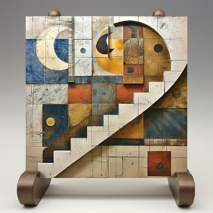 Himmelsmonumental Geometric Mosaic Fliese