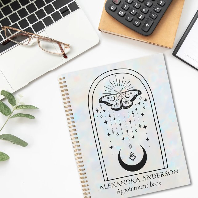 Himmelsmuth und Mondholografie Planer (Celestial Esoteric Moth and Moon Holographic Planner)