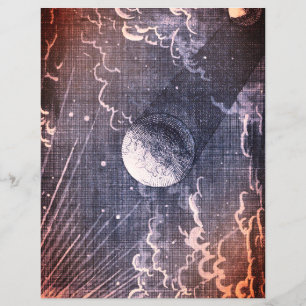 Himmelsmystische Galaxie-Universum-Scraphepapier