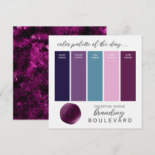 Himmelsnexus - Galaxie-Farbpalette Karte