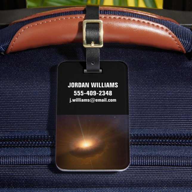 Himmelsobjekt Cx330. Gepäckanhänger (Vorderseite Insitu 2)