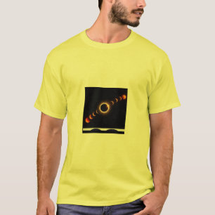 Himmelsreise zur Sonnenfinsternis. T-Shirt
