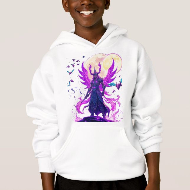 Himmelsritter des Neonmondes Hoodie (Vorderseite)