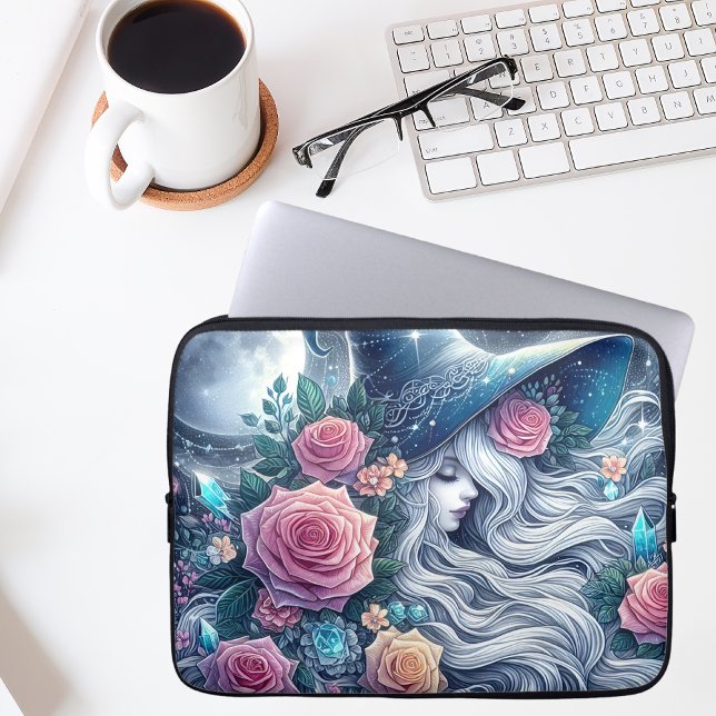 Himmelsrose Hexe Träumeland Laptopschutzhülle (Von Creator hochgeladen)