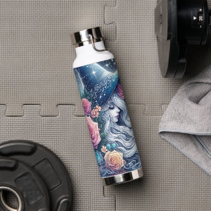 Himmelsrose Hexe Traumlandschaft Trinkflasche