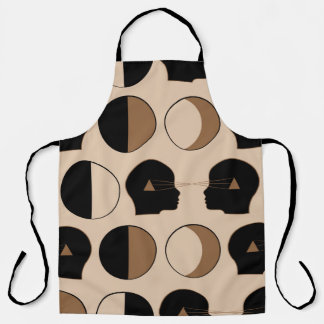 Himmelsseelenloses Muster mit menschlicher Energie Schürze