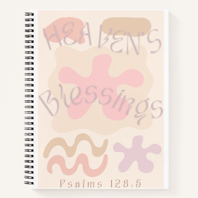 Himmelssegmente / Christliches Notebook Notizbuch (Vorderseite)