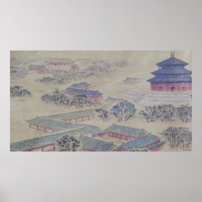 Himmelstempel Poster (Vorne)