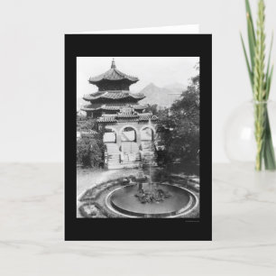 Himmelstempel Seoul Korea 1925 Karte