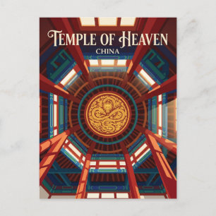 Himmelstempel, Tempel des Himmels, Gebetshalle für Postkarte