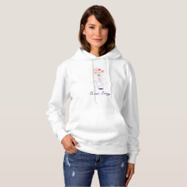 Himmelstraum-Kosmonauten-Hand-Hoodie - Minimalisti Hoodie