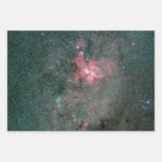 Himmelsverpackungspapier - 3 Blätter, 3 Designs Geschenkpapier Set